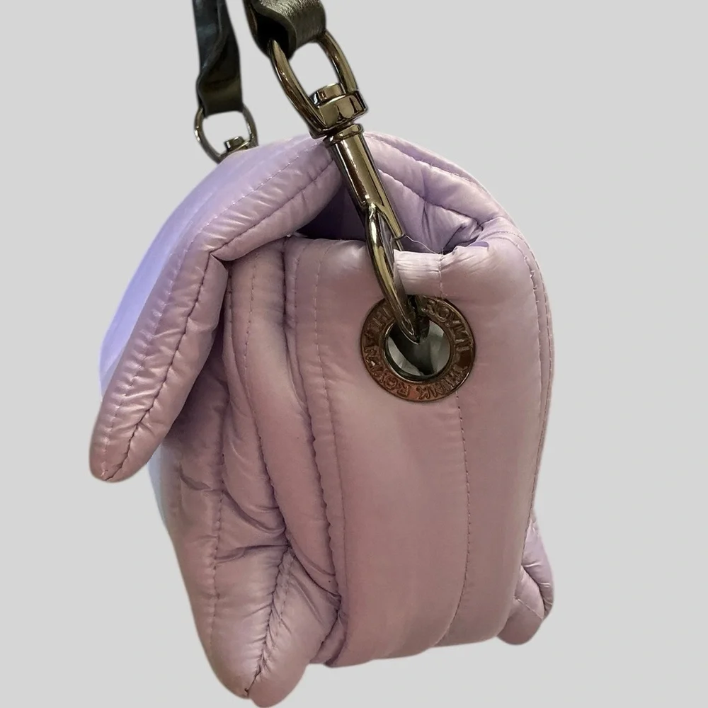 Think Royln Bar Bag Quilted Purple Mini Shoulder Handbag